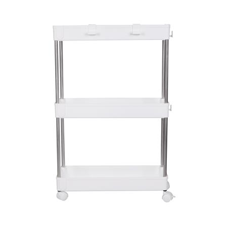3-TIER ROLLING STORAGE CART KECH NIFTY 40X13X60CM WHITE [EXCLUSIVE FROM HOMEPRO THAILAND]