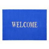 HLS DUST MAT WELCOME 120X180 BLUE [EXCLUSIVE FROM HOMEPRO THAILAND]