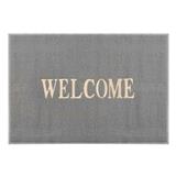 HLS DUST MAT WELCOME 120X180 GRAY [EXCLUSIVE FROM HOMEPRO THAILAND]