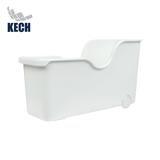 KITCHEN STORAGE BOX WITH CASTERS KECH IVORY SIZE M WHITE [EXCLUSIVE FROM HOMEPRO THAILAND]