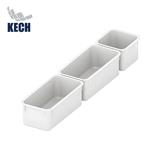 DRAWER ORGANIZER TRAY KECH OMO SET1 3PCS WHITE [EXCLUSIVE FROM HOMEPRO THAILAND]