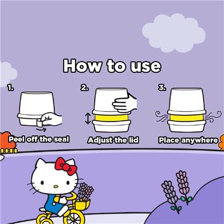 GLADE HELLO KITTY SCENTED GEL180G FLORAL