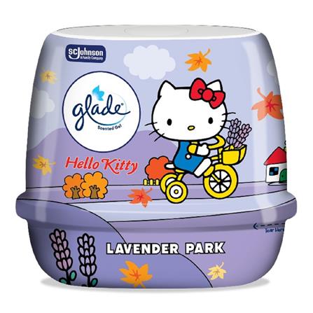 GLADE HELLO KITTY SCENTED GEL180G LAVENDER