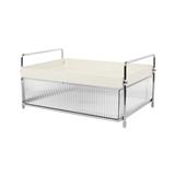 1-TIER GLASS RACK WITH DRAWER KECH CREAMY [EXCLUSIVE FROM HOMEPRO THAILAND]