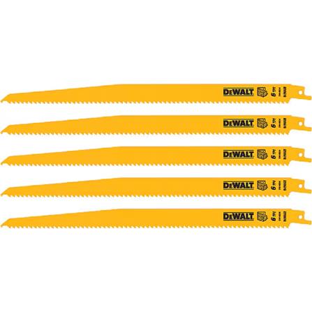 DEWALT 12" RECIPROCATING SAW BLADE (WOOD) [6TPI] 5PCS/PACK DW4804