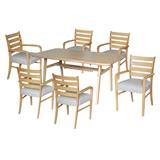 6-SEATER DINING TABLE SET FURDINI PARIS NATURAL [EXCLUSIVE FROM HOMEPRO THAILAND]