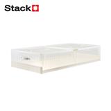 UNDERBED STORAGE BOX STACKO HASS SIZE S 99X49.5X20CM WHITE [EXCLUSIVE FROM HOMEPRO THAILAND]