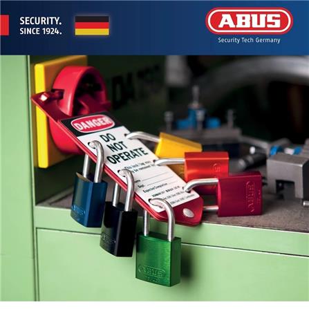 (ONLINE) ABUS 40MM TITALIUM LOVE PADLOCK ALUMINIUM SHACKLE 1 KEY 72LL/40 YELLOW