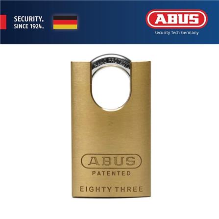 (ONLINE) ABUS 45MM CLOSED SHACKLE SOLID BRASS PADLOCK WITH 2 KEYS 83CS/45