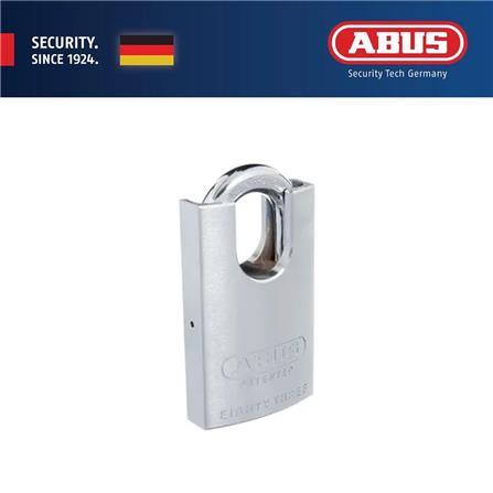(ONLINE) ABUS 50MM CLOSED SHACKLE PLATINUM SOLID BRASS PADLOCK W/2 KEYS 83CS/50