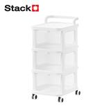 3-DRAWER STORAGE CART STACKO DEW 38X30X67.5CM CLEAR [EXCLUSIVE FROM HOMEPRO THAILAND]