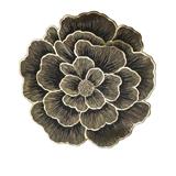 KECH PLACEMAT FLOWER SHAPE 38CM - BLACK/GOLD