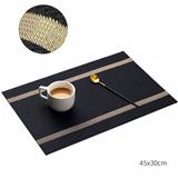 KECH PLACEMAT RECTANGLE 45X30CM - BLACK