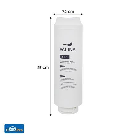 VALINA WATER PURIFIER ULTRA FILTRATION SHINE FILTER PP COMPOSITE (PPC) +POLYPROPYLENE (PP)