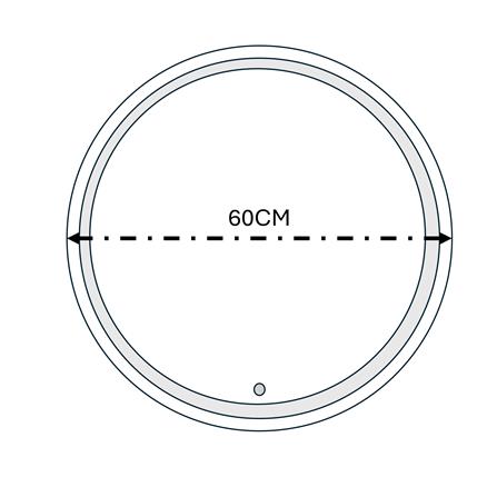 MOYA LED MIRROR GLC RD60NIS-TSLED D 3-COLOR ROUND