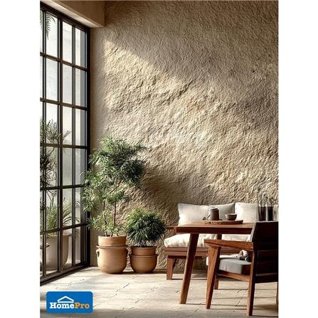 PU DECORATIVE WALL PANEL 60x120CM TARA ROCK STONE BROWN [EXCLUSIVE FROM HOMEPRO THAILAND]