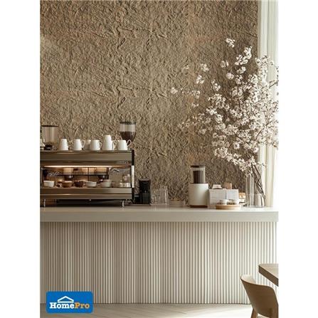 PU DECORATIVE WALL PANEL 60x120CM TARA ROCK STONE BROWN [EXCLUSIVE FROM HOMEPRO THAILAND]