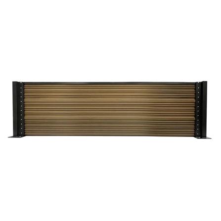 SUNSHIELD PRIVACY FENCE SET-A 200X60CM WALNUT