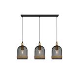 BRIGHT OBJECTIVE PENDANT LAMP 17201/3L BLACK