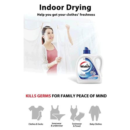 WALCH OXI CLEAN ANTI-BACTERIAL CONCENTRATED DETERGENT LAVENDER 3L