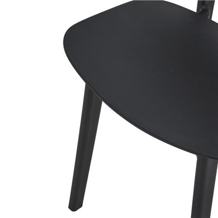 PLASTIC CHAIR SPRING TESSIE BLACK [EXCLUSIVE FROM HOMEPRO THAILAND]