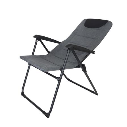 FOLDING LEISURE CHAIR SPRING FLODING GREY [EXCLUSIVE FROM HOMEPRO THAILAND]