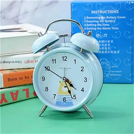 ALARM CLOCK  4" ECHT  E464 BLUE