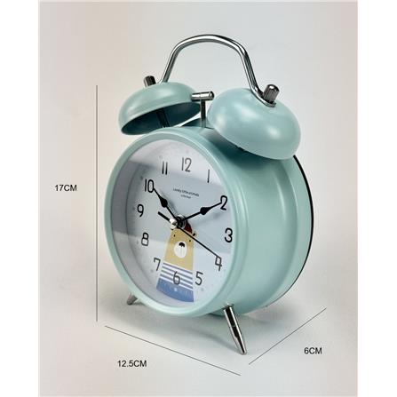ALARM CLOCK  4" ECHT  E464 BLUE