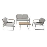 PATIO CONVERSATION SET SPRING CARA TAUPE [EXCLUSIVE FROM HOMEPRO THAILAND]