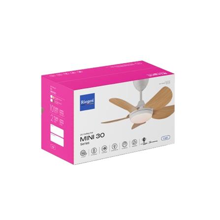 RIEGEN CEILING FAN RCF-MINI30-5BL-BC 30-INCH BLACK CHESTNUT