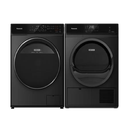 PANASONIC FRONT LOAD DRYER CARE+ HEAT PUMP NH-EH05JD1BM 10.5KG BLACK