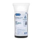 GARBAGE ROLL RECYCLE ACCO THIN 30X40" BLACK 30PCS