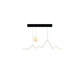 BRIGHT OBJECTIVE PENDANT LAMP 16002-GD GOLD,BLACK 3-COLOR
