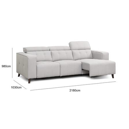 SOFA 3 SEATERS EDSD5719 SUMMER WHITE