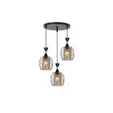 BRIGHT OBJECTIVE PENDANT LAMP 17278/3R 120CM BLACK