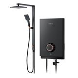 LIVINOX SHOWER HEATER DC PUMP RAIN SHOWER LWH-MS-DC-RMB-2 MATTE BLACK