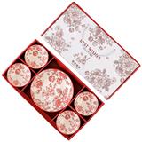 BEST WISHES CERAMIC TABLEWARE GIFT SET 4 BOWL + 2 PLATE