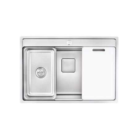 LIVINOX MULTIFUNCTIONAL NANO LAVA SINK LWS-7652VS STAINLESS STEEL 304 SILVER 76CM