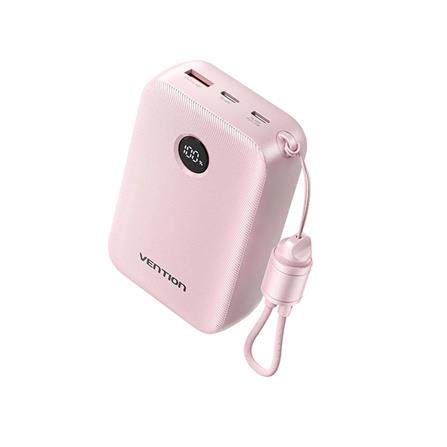 VENTION POWERBANK 20000mAh WITH BUILD-IN USB-C 22.5W PINK FKBP0-C-TY