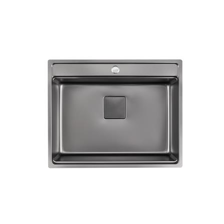LIVINOX BUILT IN NANO LAVA MULTIFUNCTIONAL KITCHEN SINK LWS-6452VB STAINLESS STEEL 304 GUN METAL 64CM