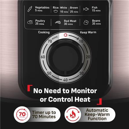 TEFAL PRESSURE COOKER CY2116 1090W 6.0L 6FUNCTIONS