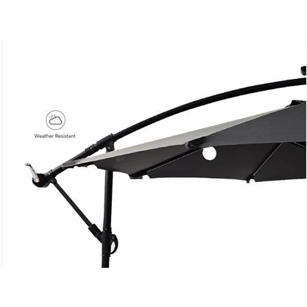 ELK EDWD5847 PARASOL W/SOLAR LED+BASE