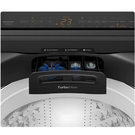 PANASONIC TOP LOAD WASHING MACHINE NA-FD125V3BT 12.5KG BLACK SILVER