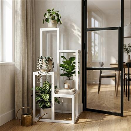 MOJOMORE 4 LAYER PEDESTAL GALAXY WHITE