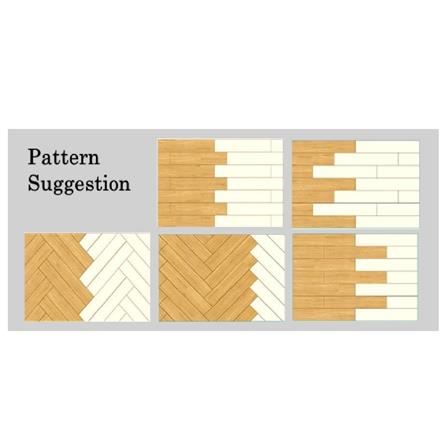 TARA VINYL TILE STICKER 15X91CM 2MM ROYAL WALNUT 3.28M2