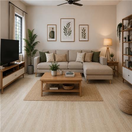 TARA VINYL TILE STICKER 15X91CM 2MM NATURAL WOOD 3.28M2
