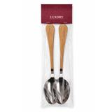 LUXORY 2PCS WOODEN TABLE SPOON WD-18-1