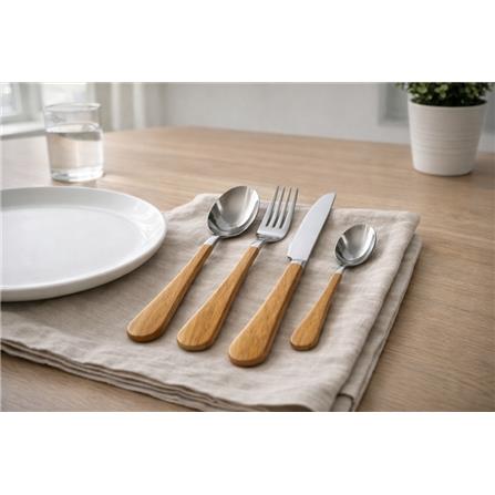 LUXORY 2PCS WOODEN TABLE SPOON WD-18-1