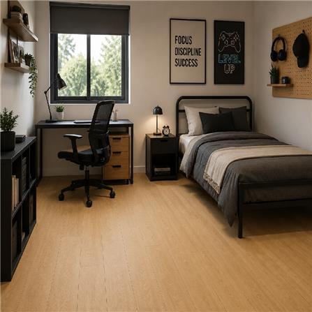 TARA VINYL TILE STICKER 15X91CM 2MM LIGHT WALNUT 3.28M2