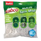 SABCO MULTI-FIT SPIN MOP REFILL